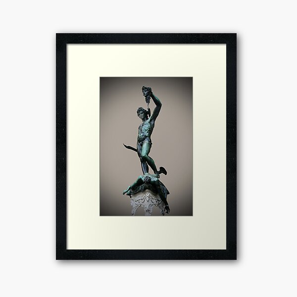 Perseus and Medusa (vignette) Framed Art Print