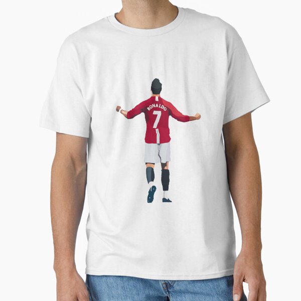 Vista previa del artículo con la obra «Cristiano Ronaldo Manchester United Legend», diseñado y vendido por Webbed Toe Design's.