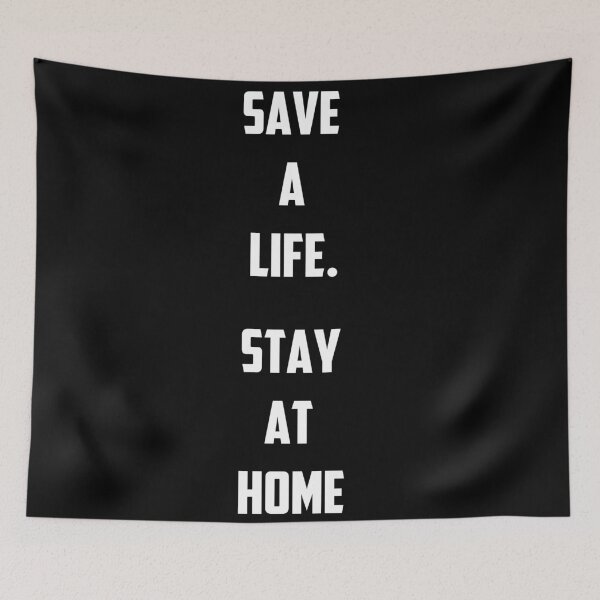 Item preview, Save a life. Stay at home . Captain's Orders 2 designed and sold by DafyddEm.