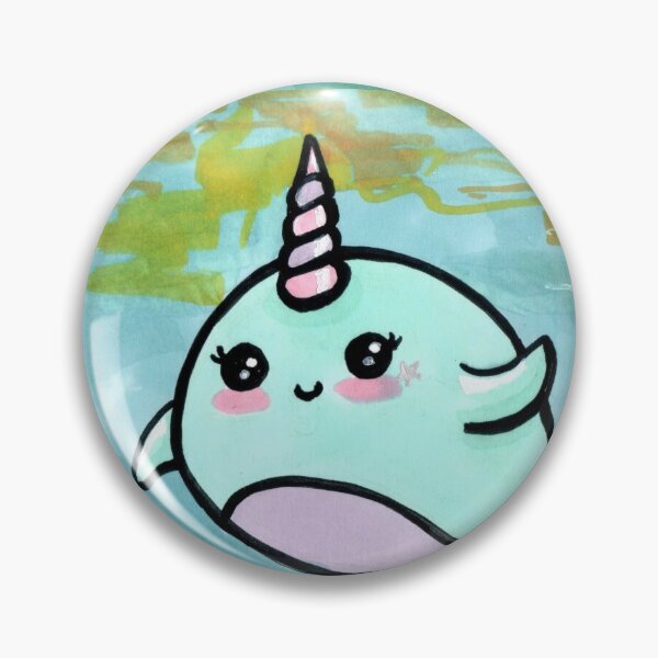 Item preview, Narwhal kawaii designed and sold by Pendientera.