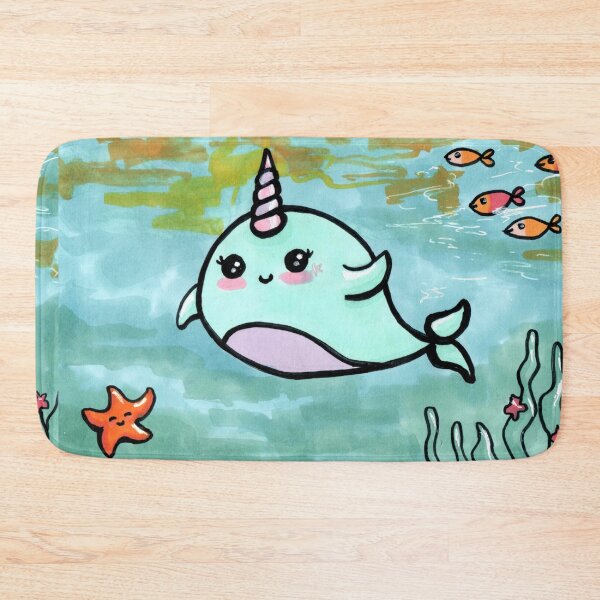 Item preview, Narwhal kawaii designed and sold by Pendientera.