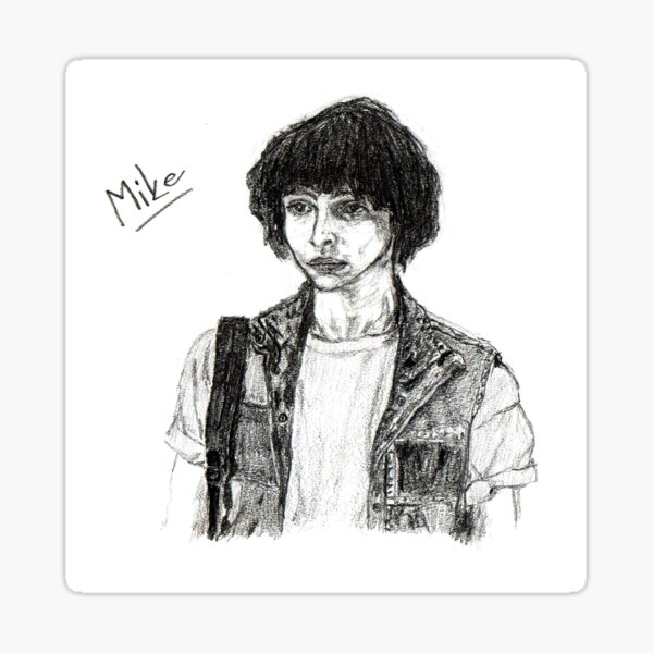 Item preview, Stranger Things Mike designed and sold by Basa1111.