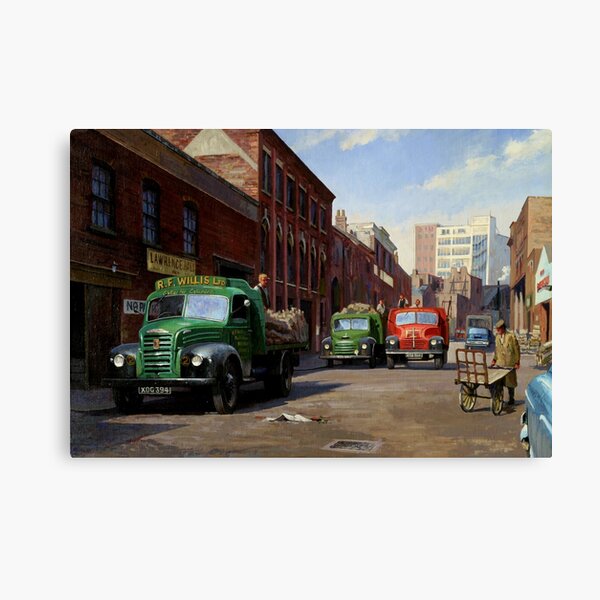 Item preview, Birmingham fruit and veg market. designed and sold by Mike Jeffries Transport Artist.