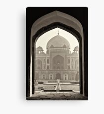 The Humayun's tomb Canvas Print