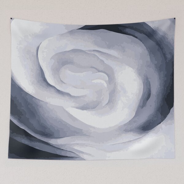 Item preview, Abstraction White Rose Georgia O'Keeffe designed and sold by nonagon.