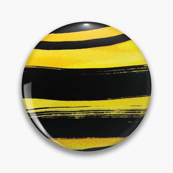 Item preview, Striped and yellow - Fusion of pen strokes designed and sold by Tove Hennix.