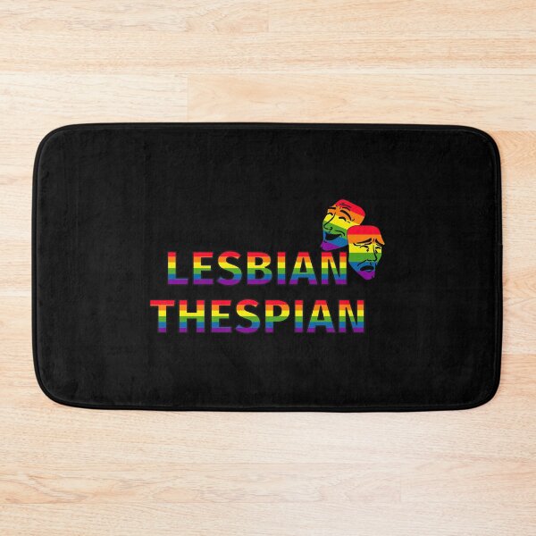 Item preview, Funny Drama Masks Lesbian Thespian graphic designed and sold by jakehughes2015.