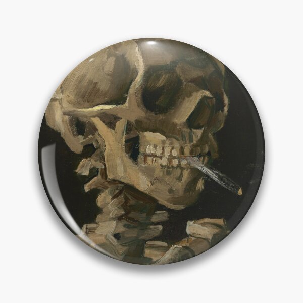 Item preview, Painting Skull of a skeleton with burning cigarette by Vincent van Gogh designed and sold by alexklp.