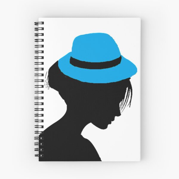 Item preview, LADY WITH BRIGHT BLUE HAT designed and sold by Adri Barnard.