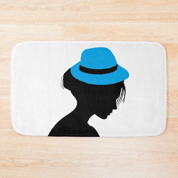 Item preview, LADY WITH BRIGHT BLUE HAT designed and sold by Adri Barnard.