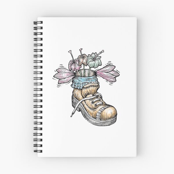 Item preview, Old Boot with Flying Wings and Flowers grown into it designed and sold by Wiggly Lines.
