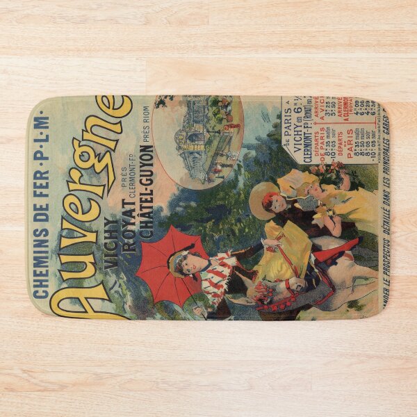 Item preview, Vintage Auvergne French travel advertising designed and sold by aapshop.