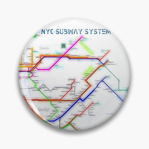Item preview, NYC Subway Map designed and sold by mrthink.