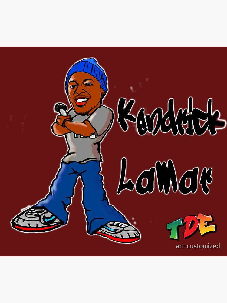 Kendrick Lamar Graffiti Style Sticker for Sale by art-customized