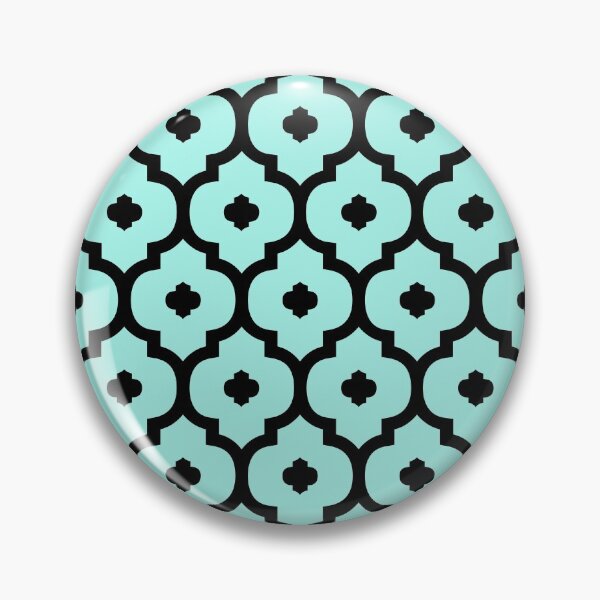 Item preview, Kopie von Arabic Design with mosaic ornaments black turquoise designed and sold by Move-Art.