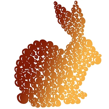 Artwork thumbnail, Sunset Rabbit by missmann