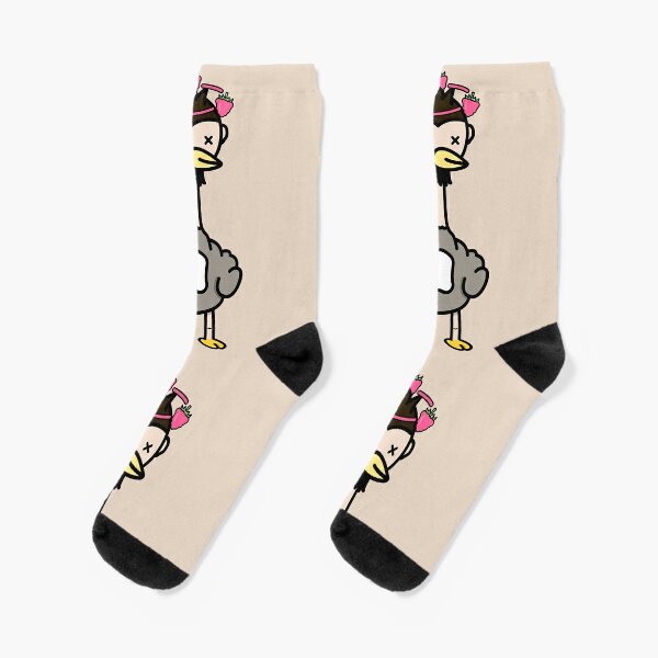 Download Cartoon Ostrich Socks | Redbubble
