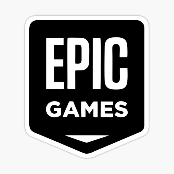 Epic Games Stickers Redbubble - epic gamers place swords and axes roblox