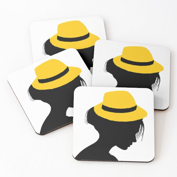 Item preview, LADY WITH BRIGHT YELLOW HAT designed and sold by Adri Barnard.