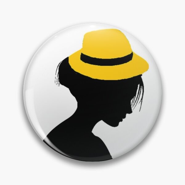 Item preview, LADY WITH BRIGHT YELLOW HAT designed and sold by Adri Barnard.