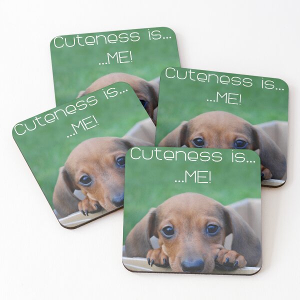 Item preview, Cuteness Dachshund designed and sold by StubbornWiener.
