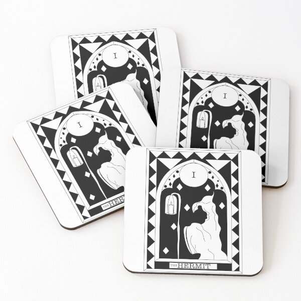 Item preview, hermit tarot card designed and sold by ghost with the most designs.