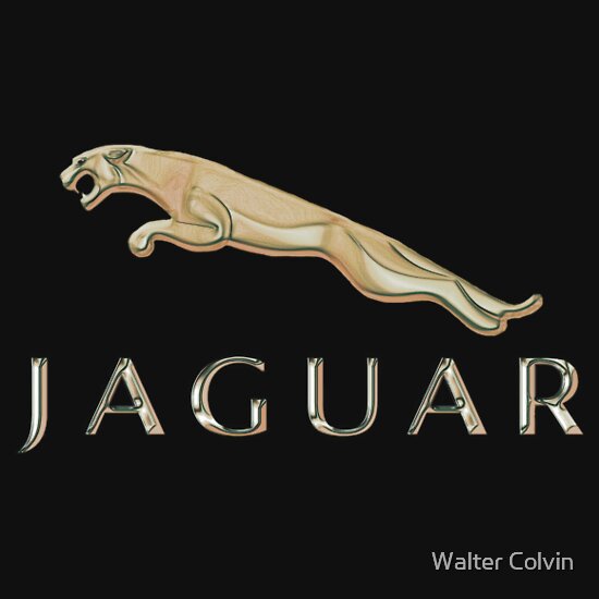 Jaguar Car Emblem Gold Relief A T Shirt Of Emblem Gold