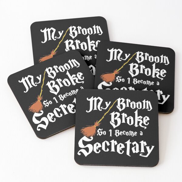 Item preview, My Broom Broke So I Become A Secretary - Funny Halloween designed and sold by overstyle.