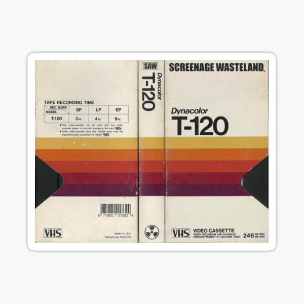 Screenage VHS Sticker