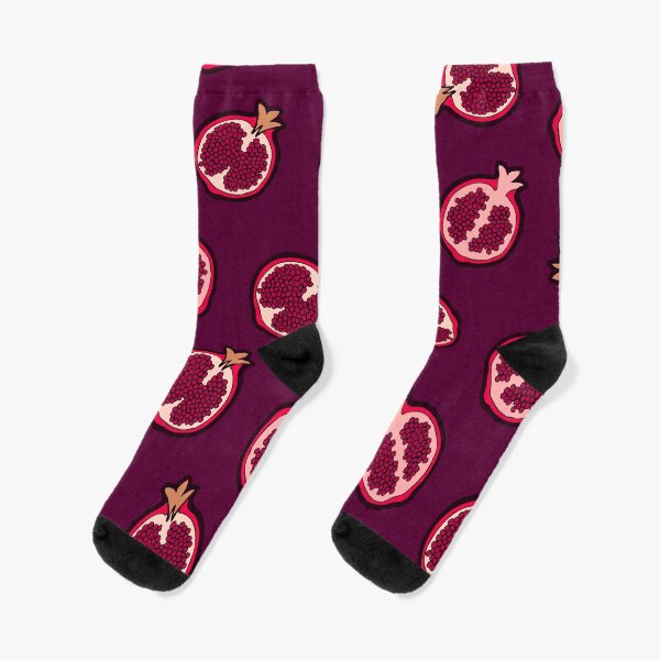 Pomegranate Pattern Socks