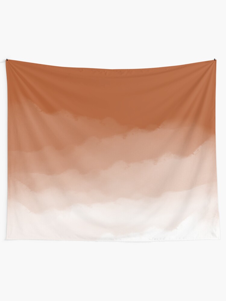 burnt orange tapestry