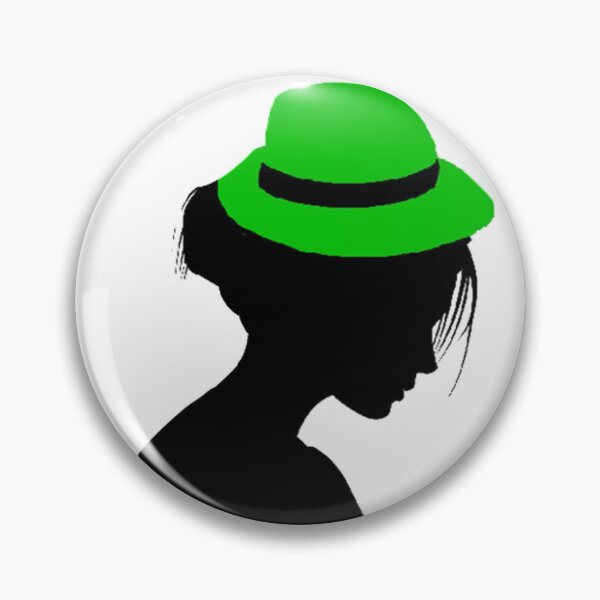 Item preview, LADY WITH GREEN HAT designed and sold by Adri Barnard.