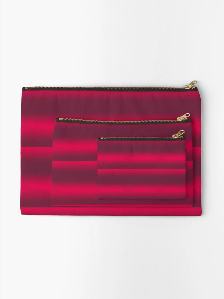 Thumbnail 2 of 4, Zipper Pouch, Red designed and sold by Raju2018.