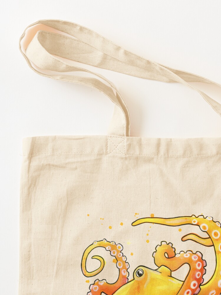 Alternate view of Octopus Sunrise Tote Bag