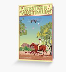 Art Deco Western Australia Greeting Card