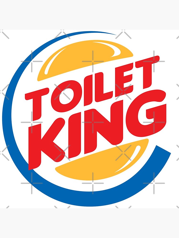 "Toilet King" Poster for Sale by DWaffleDesigns | Redbubble