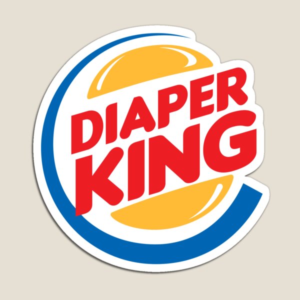 Diaper King Magnet