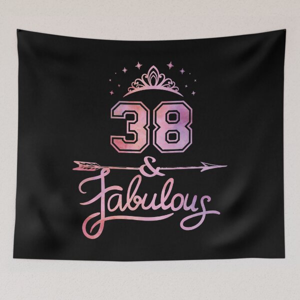 Item preview, Women 38 Years Old And Fabulous Happy 38th Birthday product designed and sold by Grabitees.