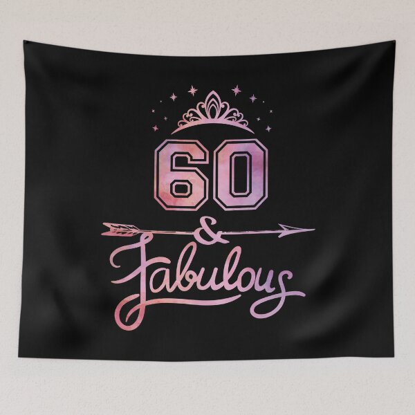 Item preview, Women 60 Years Old And Fabulous Happy 60th Birthday design designed and sold by Grabitees.