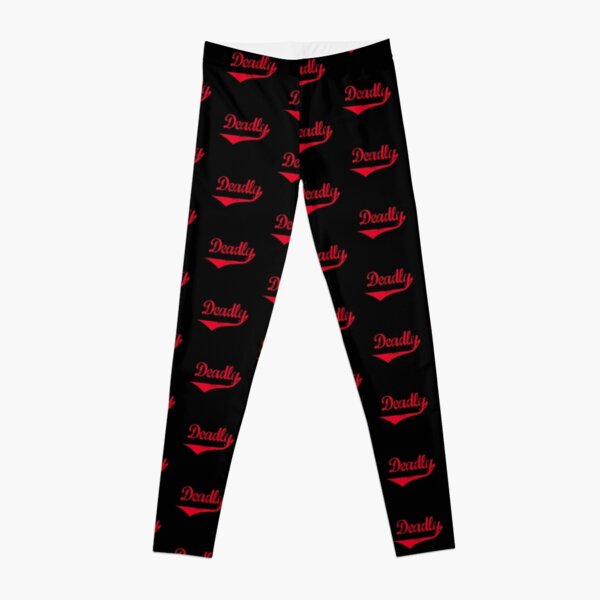 Deadly red  Leggings for Sale by KISSmyBLAKarts