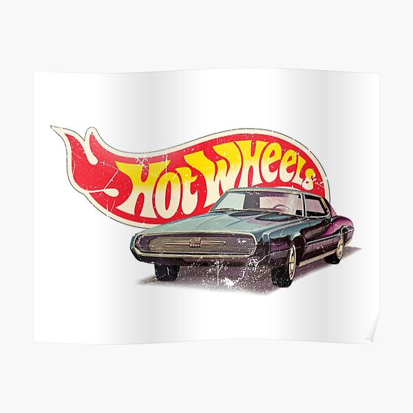 Hot Wheels Redline Corvette Poster 1968 Advert Shop Display Sign Leaflet 