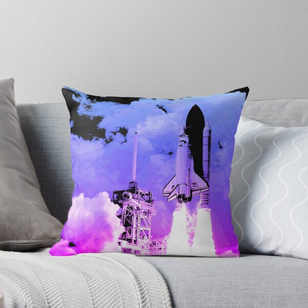 Item preview, Rocket Ship Launch, Colorful Blue, Purple, & Pink Gradient designed and sold by RamenPoodle.