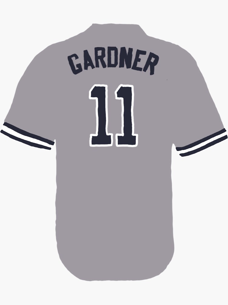 Brett Gardner Jersey Sticker for Sale by athleteart20