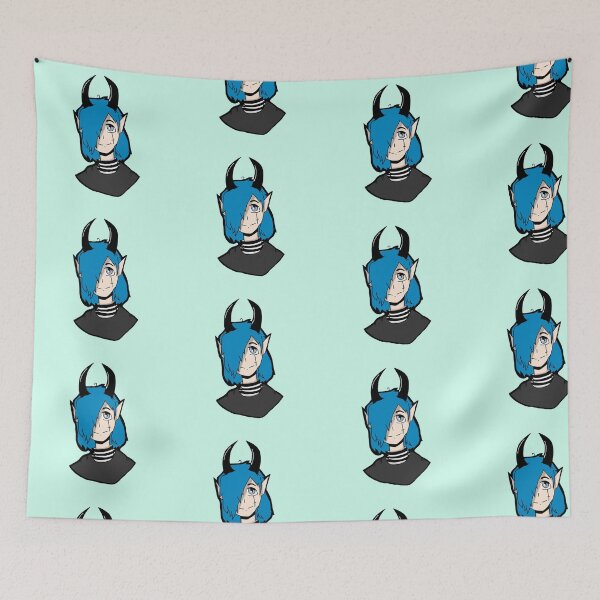 Item preview, Cute Blue Demon designed and sold by TurtleLane.
