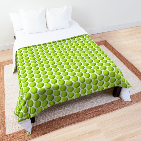 Tennis Ball Round Sticker Comforter