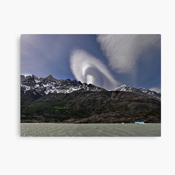 Cloud over Laguna Grey Canvas Print