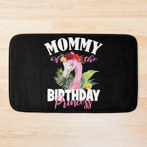 Item preview, Mommy Of The Birthday Princess Floral Flamingo Girls Party product designed and sold by Grabitees.