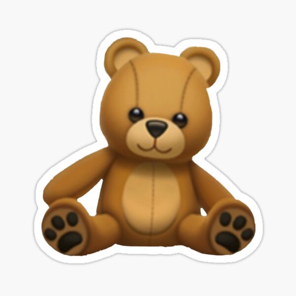 3d teddy bear stickers