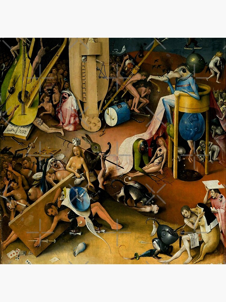 Hieronymus Bosch Der Garten Der Irdischen Freuden Hollendetail Kunstdruck Von Ald1 Redbubble