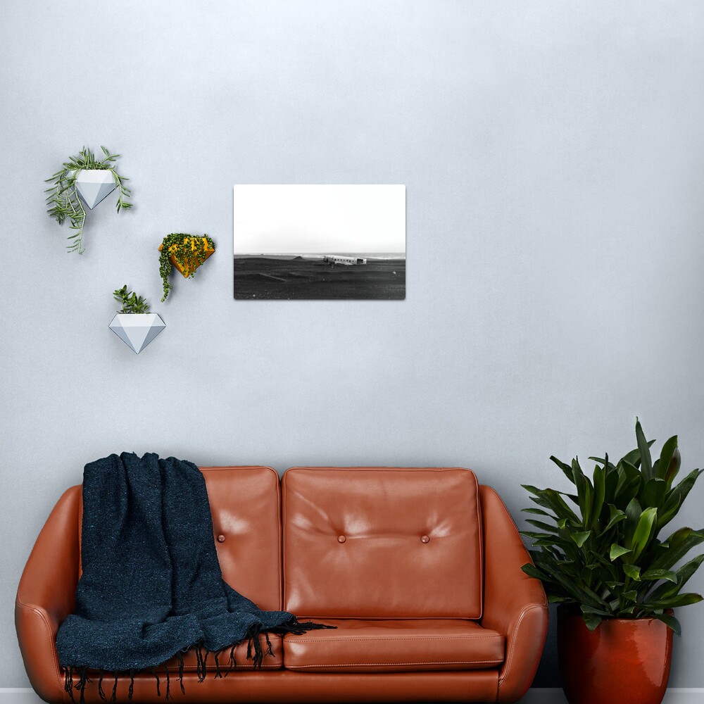 Emergency landing at Sólheimasandur Metal Print
